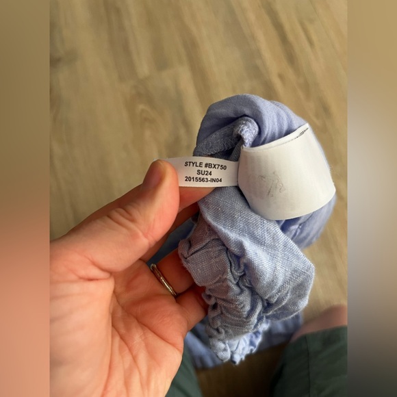 J.Crew Women’s Soleil pant in linen French Blue - Medium Petite - Picture 7 of 9